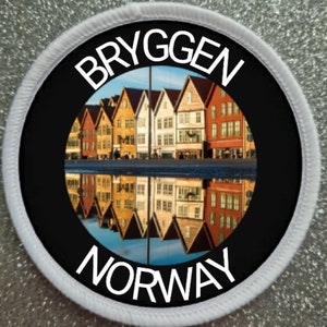 3 Inch Bryggen Norway patch badge