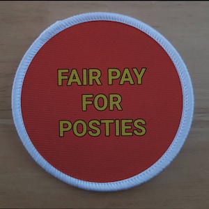Steun The Post Men 3 Inch patch badge