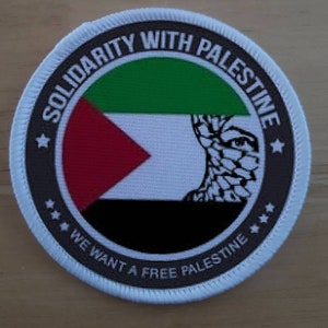 Free Palestine Patch Badge