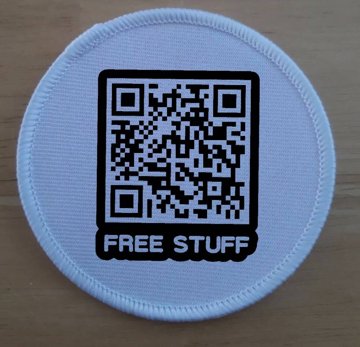 Rick Roll QR Code Morale Patch