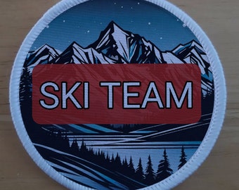 3" Ski patch badge