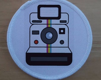 Patch Brodé Appareil Photo 3 Pouces - Insigne Thermocollant 'Prendre Une Photo' - Neuf