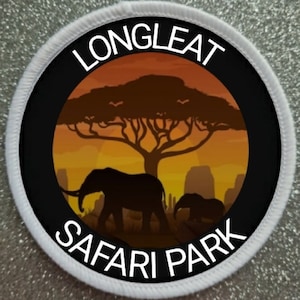 Longleat Safari Park 3 Inch patch badge