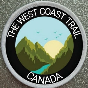 3 Inch The West Coast Trail Canada Sublimation Patch badge