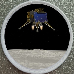 Chandrayaan 3 Indian Moon Mission 3 Inch Sublimation Patch Badge