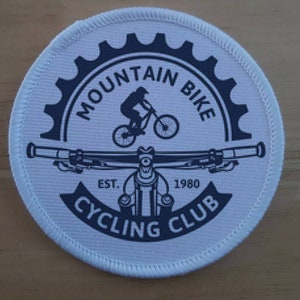 Mountain Bike Cycling Cycle Fitness Bike Biking Sports patch badge