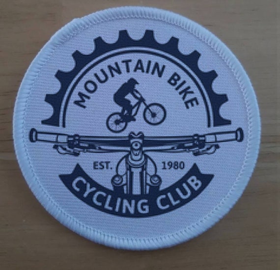 Mountain Bike Cycling Cycle Fitness Bike Biking Sports Patch Badge
