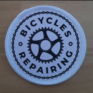 Bicycle Repair Biker 3 inch sublimation patch badge