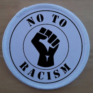 Anti racisme patch-badge