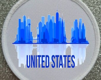 3 Zoll Vereinigte Staaten von Amerika USA Patch Abzeichen