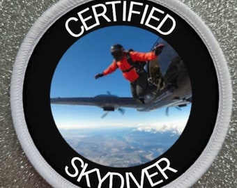 3 Inch Skydiving patch badge