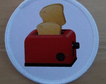 Toast Food Patch Badge