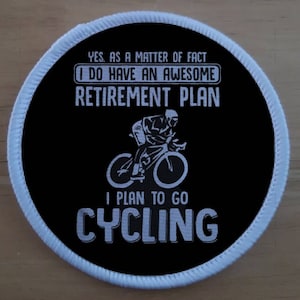 3&quot; Cycling Cycle Fitness Bike Biking Sports patch badge