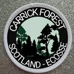 Carrick Forest Scotland 3 Inch patch badge