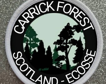 Carrick Forest Scotland 3 pollici patch badge