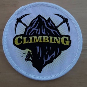 Climbing Mountain Hiking Outdoors Patch Badge