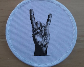 Parche de sublimación Punk de 3 pulgadas