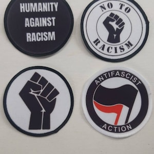 Anti Racisme Patch Badge Set
