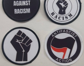 Anti Racism Patch Badge Set