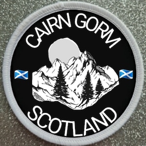 3 Inch Cairn Gorm Scotland Scottish Mountain patch badge