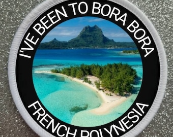 3 Inch Bora Bora French Polynesia patch badge