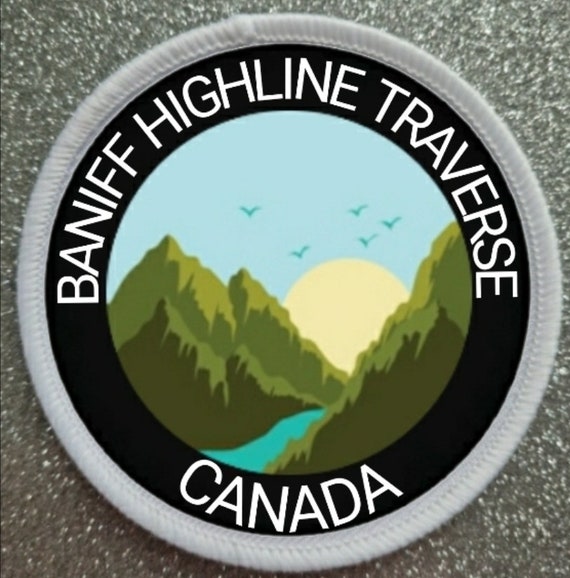 バッジ3 3インチ Baniff Highline Traverse Canada 昇華パッチバッジ - Etsy 日本