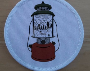Camping Lantern patch badge