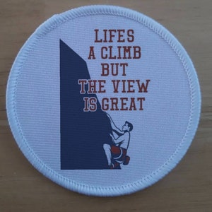 Climbing Mountain Hiking Outdoors Patch Badge