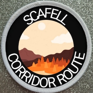 3 Inch Scafell Pike Corridor Route patch badge