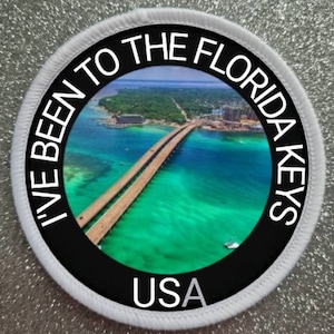 Florida Keys USA 3 Inch patch badge