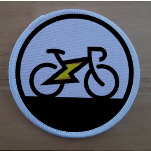Road Bike Cycling Cyclist Biker 3 inch sublimation patch badge