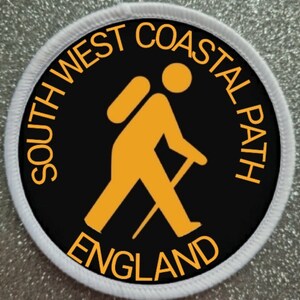 3 Inch South West Coastal Path England Sublimation Patch badge