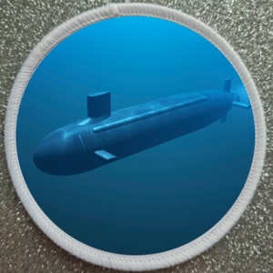 Submarine 3 Inch Sublimation Patch Badge