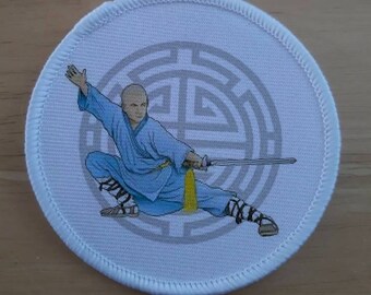 Shaolin Monk sublimation patch badge