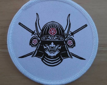 Samurai sublimation patch badge