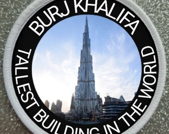 3インチ ブルジュ ハリファ ドバイ パッチ バッジ