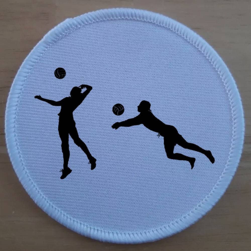 Volleyball 3 inch sublimation patch Etsy