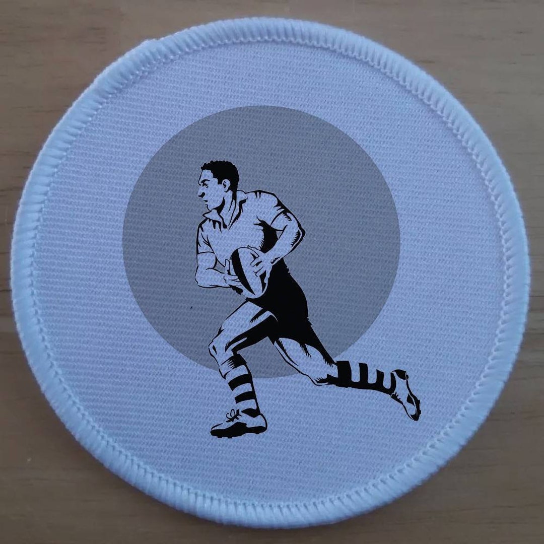 Rugby Sublimation Patch Badge - Etsy