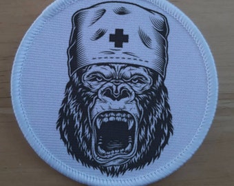 Gorilla Nurse Patch Badge