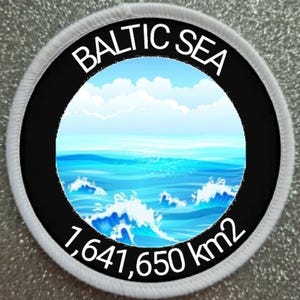 3 inch sublimatiepatch-badge Oostzee