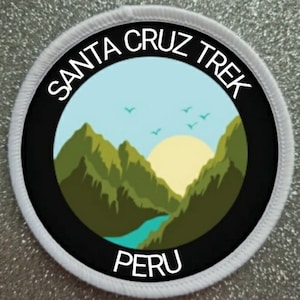 3 Inch Santa Cruz Trek Peru Sublimation Patch badge
