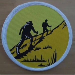 Hiking patch badge