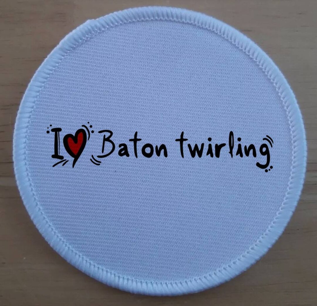 Baton Twirling Patch Badge - Etsy