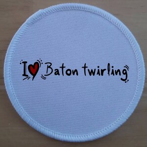 Baton Twirling Patch Badge