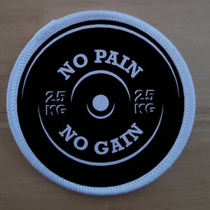 Large Fitness sublimation patch badge