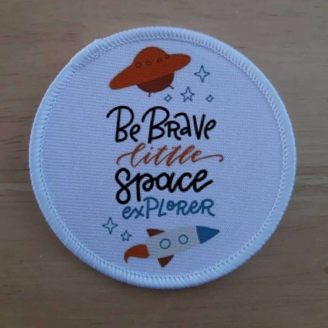 Space Explorer Sublimation Patch Badge - Etsy