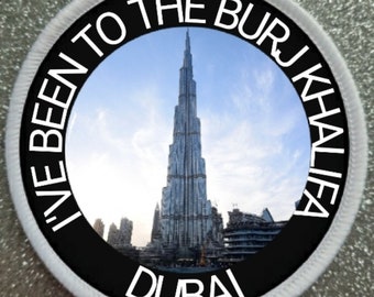 3インチ ブルジュ ハリファ ドバイ パッチ バッジ