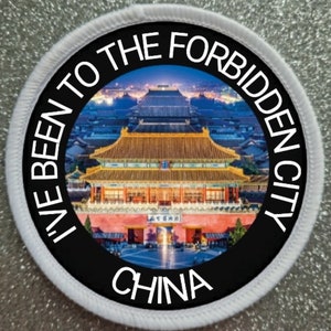 Verbotene Stadt China 3 Inch Aufnäher Abzeichen - Made in UK