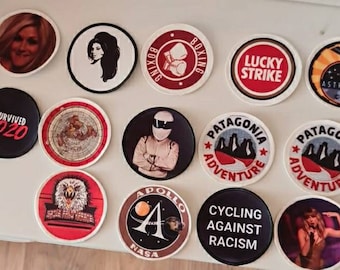 Patch personalizzate da 3 pollici stampate a sublimazione. Inviami semplicemente la tua immagine!