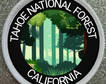 Insignia de parche del bosque nacional Tahoe de 3 pulgadas